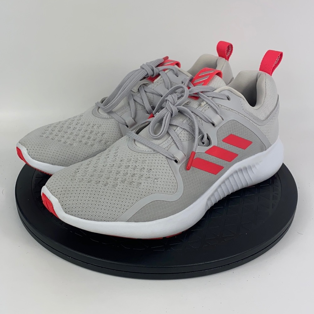 Adidas Originals Edge Bounce Gray/Red Running Shoes G27732 Women's Size 8.5